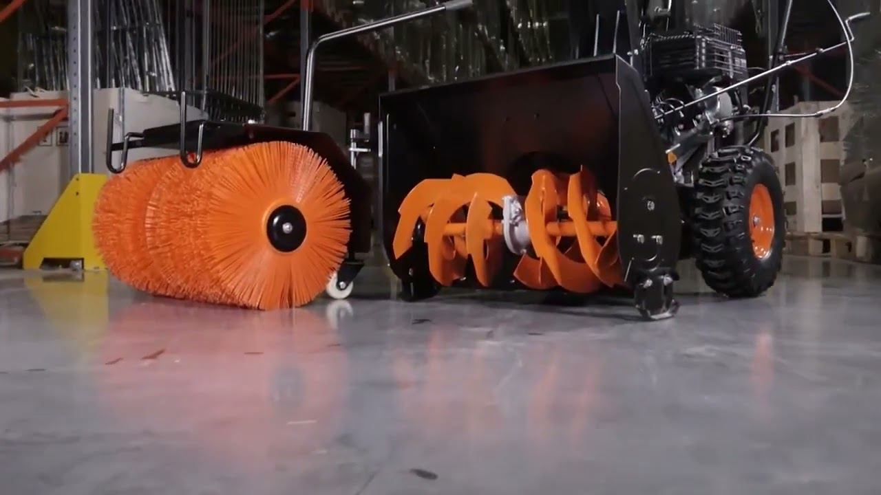 Снегоуборщик бензиновый PATRIOT PRO 777 S Щетка+приставка - КиТ системы смотреть онлайн