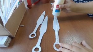 кунай из картона за 5 минут легко и просто