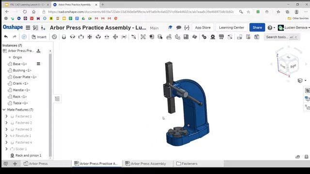 Design Lesson 6 - Creating CAD Assemblies смотреть онлайн