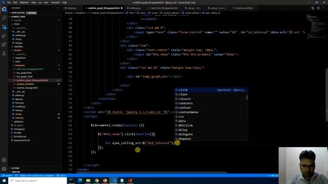11.Realtime Graph Plot in Django of Temp Data using Plotly And API #iot смотреть онлайн