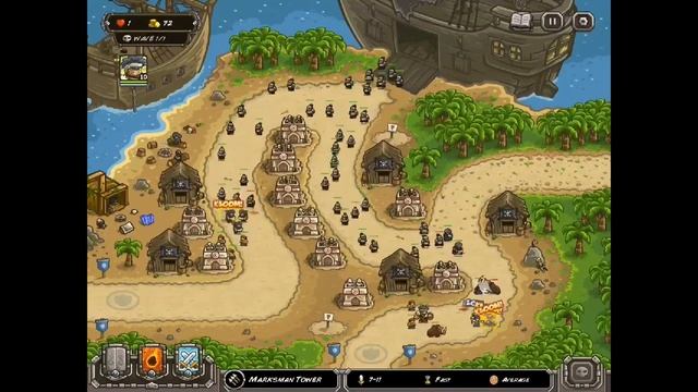 Kingdom Rush Frontiers: Level 5 IRON CHALLENGE Veteran смотреть онлайн