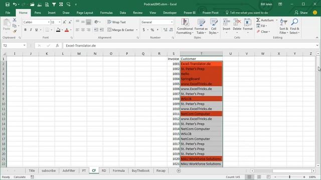 Excel - Unique Values with Advanced Filter & 3 Other Ways - Episode 2045 смотреть онлайн