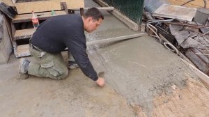как залить бетон часть 3