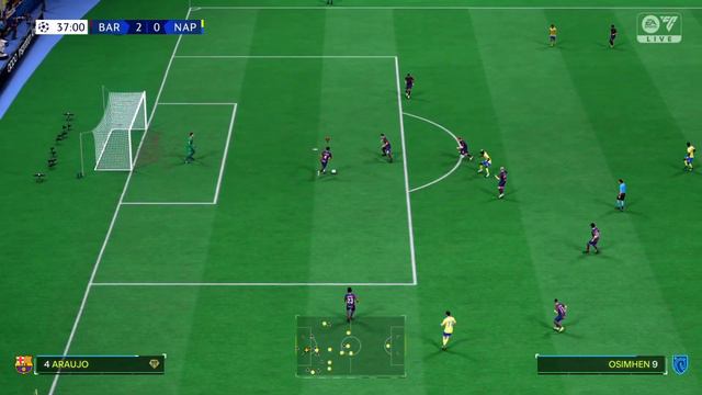 FIFA 24 - Barcelona vs Napoli / Champions League 23-24 / PS5™ - Gameplay / ROBERT LEWANDOWSKI /FC 2 смотреть онлайн