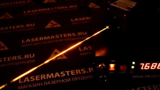 Желтый лазер DPSS 589нм 100мВт смотреть онлайн