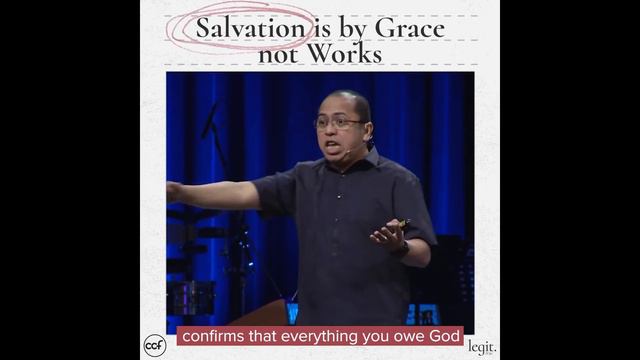 Salvation is by Grace Not Works - Bong Saquing - Legit Snippets смотреть онлайн