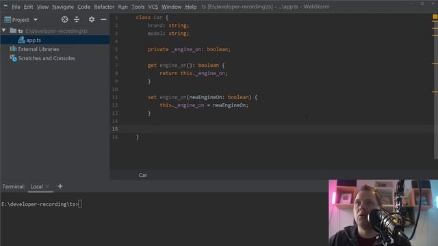 Learn TypeScript - Creating your first class in TypeScript - TypeScript tutorial смотреть онлайн