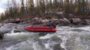 Баш-Хем #17  Баш-порог - все справились!  I моторная лодка фрегат Jet тоннель водомет