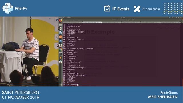 [RUS] Meir Shpilraien (Redis Labs): RedisGears / #PiterPy смотреть онлайн