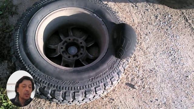 Грыжа на шине - Можно ли ездить с шишкой на покрышке смотреть онлайн