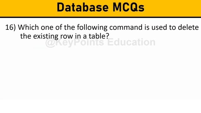 Database MCQs | Database Questions and Answers | Part- 1 смотреть онлайн