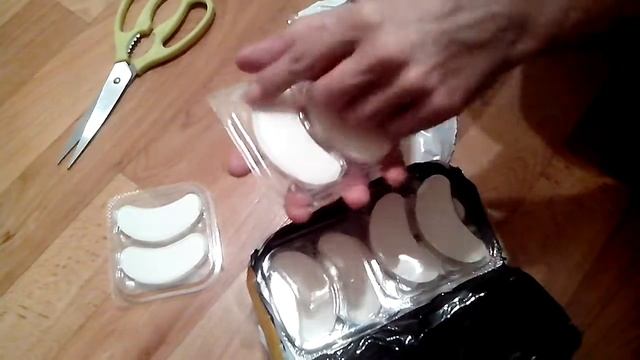 Распаковка патчи под глаза для увеличения ресниц с Алиэкспресса смотреть онлайн