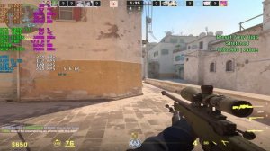 Counter-Strike 2 RTX 3060 TI Ryzen 7 5700X Very High Settings | GAMING TEST 2023 | CS2 CS GO CS 2