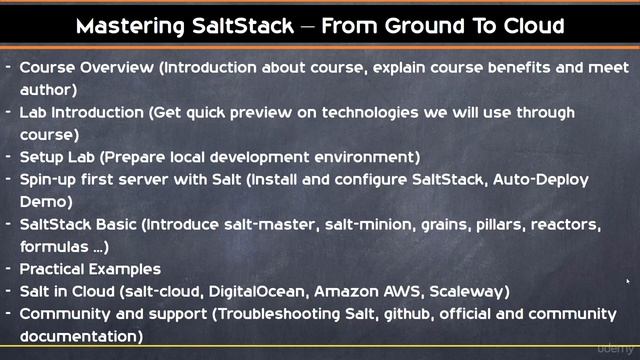 Mastering Salt Stack: From Ground To Cloud - learn SaltStack смотреть онлайн