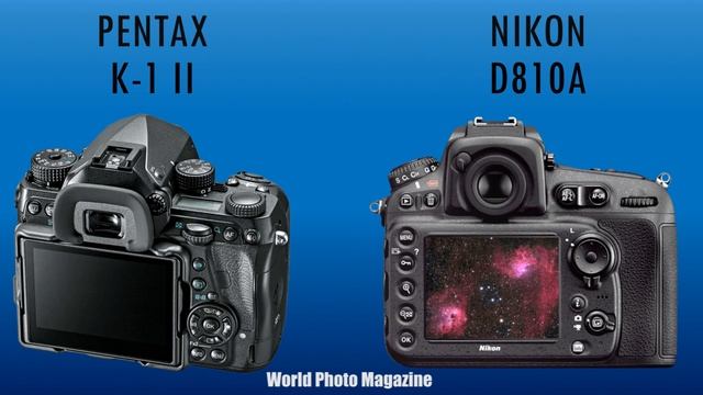 Pentax K-1 II vs Nikon D810A смотреть онлайн