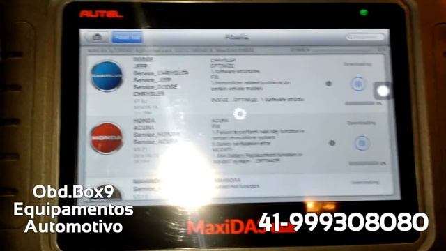 Como funciona o sistema de atualização do Autel Maxidas Ds 808. смотреть онлайн