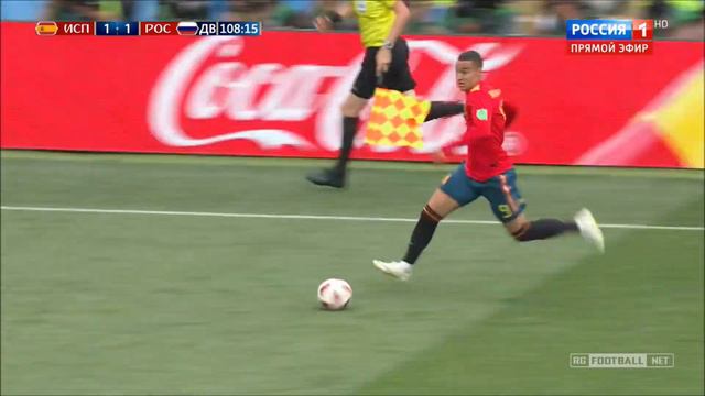 Rodrigo Moreno crazy skill vs Russia HD 1080p смотреть онлайн
