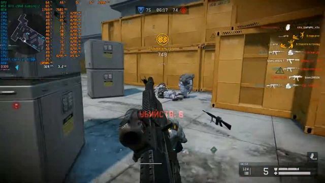 Warface, Intel core i7 8700k + MSI RTX 2060 Gaming Z смотреть онлайн