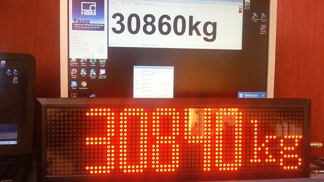 Выносное табло YHL-5R и весовая программа HBM Trade смотреть онлайн