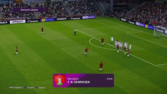 eFootball PES 2020 henriksen free kick смотреть онлайн