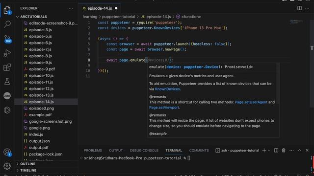 Puppeteer Tutorial #14 | Setup Mobile Device | Emulate Mobile Device смотреть онлайн
