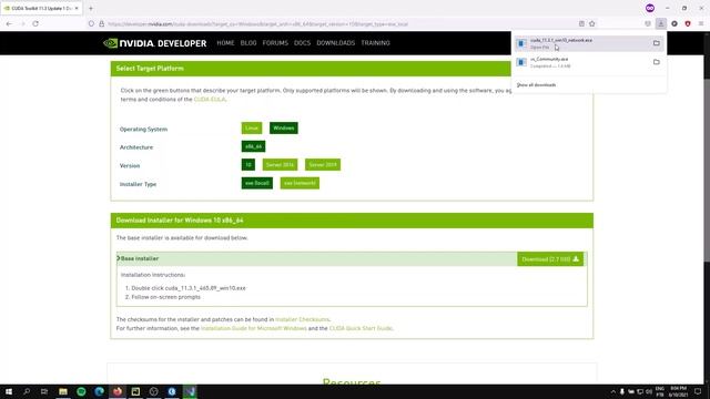 Instalando CUDA para Deep Learning com GPU no ArcGIS PRO Windows 10 смотреть онлайн