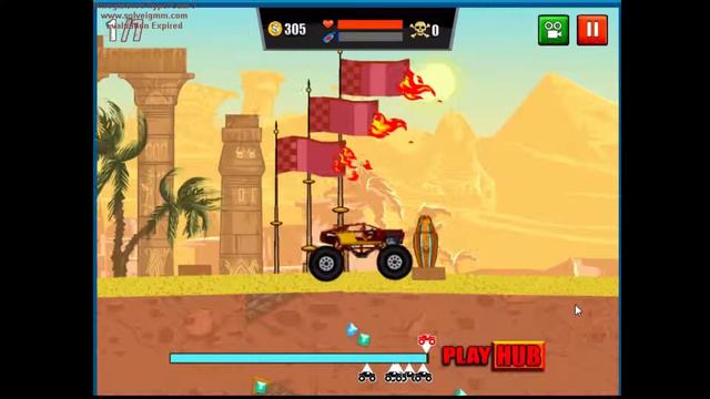 Обзор прикольных флеш игр №5 с DEN-REN (MAD TRUCK CALLENGE) смотреть онлайн