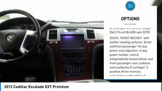 2012 Cadillac Escalade EXT AH9S0018A смотреть онлайн