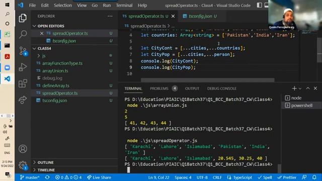 Learning Typescript - Class 12 - Sat 24 Sep, 2022 Batch37 (PIAIC Q1) by Qasim Ferozpurwala смотреть онлайн