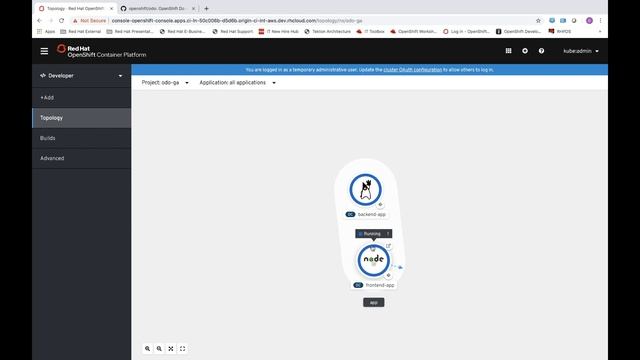 Using odo to deploy an application to OpenShift смотреть онлайн
