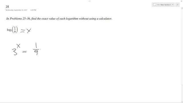 log3(1/9) смотреть онлайн