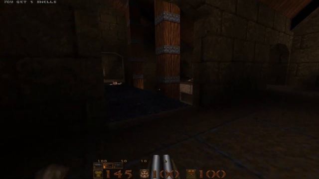 Quake - E1M2: Castle of the Damned (Hard 100%) смотреть онлайн
