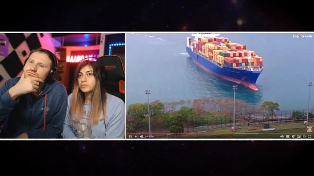 За СЕКУНДУ ДО... Самые Жуткие КРУШЕНИЯ Кораблей, Снятые на Камеру | РЕАКЦИЯ смотреть онлайн