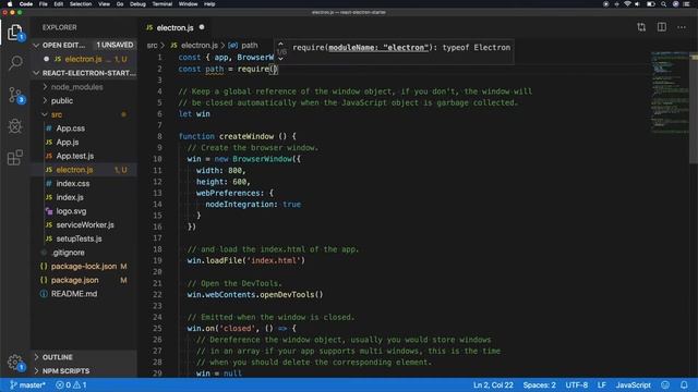 Getting started with Electron and React JS смотреть онлайн