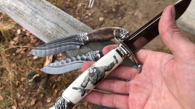 Красивые ножи подарочные функциональные сталь дамаск очень красивый узор смотреть онлайн