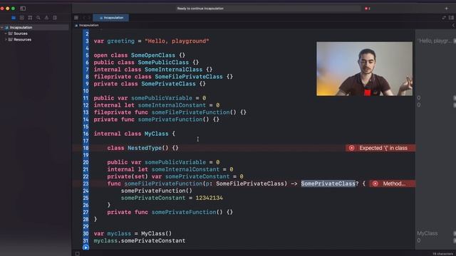 Занятие 29 - Инкапсуляция | Access Control в Swift смотреть онлайн