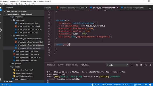 Angular Material Popup Dialog & Model смотреть онлайн