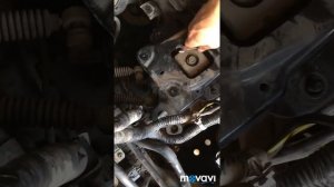 Замена левой опоры двигателя Мазда 3 ВК 2 литра ,своими руками