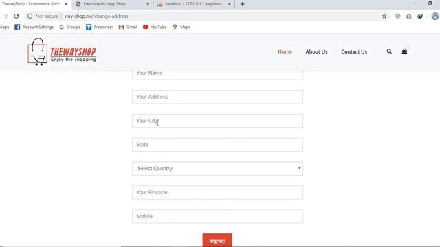 Ecommerce website in Laravel || Users Account || Change Password & Change Address Part 47 смотреть онлайн