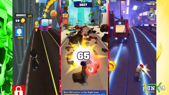 Subway Surfers VS MetroLand - Endless Arcade Run VS Subway Titans Rush - Teen Go Gameplay смотреть онлайн