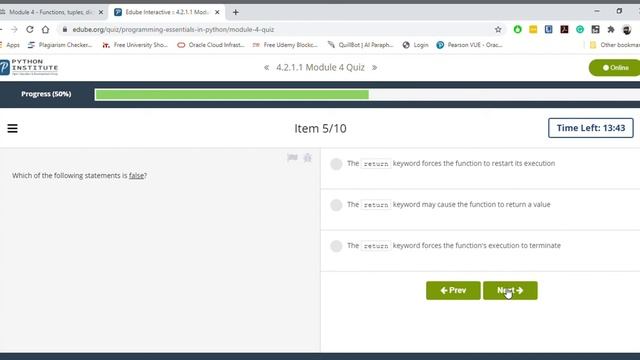 Cisco python essential part-1 Module 4 quiz test answers смотреть онлайн