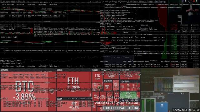 0057m057 2018-09-17 Live GPU mining profit monitor of 980 Ti, 1050 Ti, 1063, 1070 смотреть онлайн