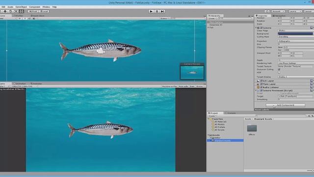 Как сделать эффект FishEye в Unity 3D [ThrillaBit Cafe] смотреть онлайн