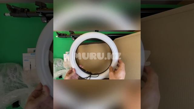 Кольцевая лампа 33 см RGB распаковка Магазин в Алматы смотреть онлайн