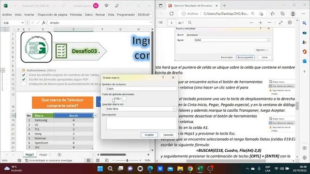 Desafio03 Ingreso y Consulta con Gráfico - VBA смотреть онлайн