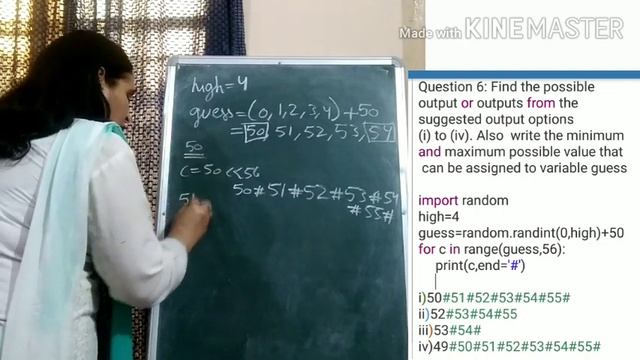 Random. Randint () function based output calculation questions in python by Ella Joshi смотреть онлайн