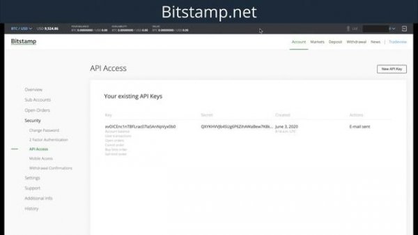 Bitstamp Bot - How to get Bitstamp API Keys to Run a Crypto Trading Bot