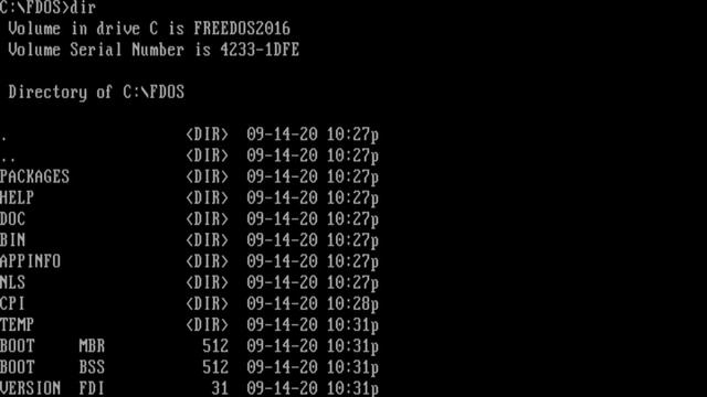 How small can you make FreeDOS? смотреть онлайн