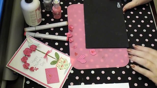 Cricut-Crafting - Orchid Card- Mothers Day смотреть онлайн