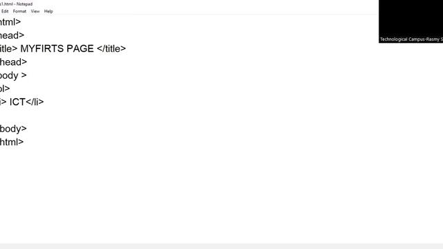 HTML GIT Based Video Class By Rasmy Sir смотреть онлайн
